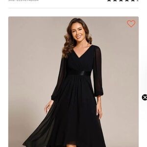 Ever Pretty Elegant Black Evening Dress NWT medium